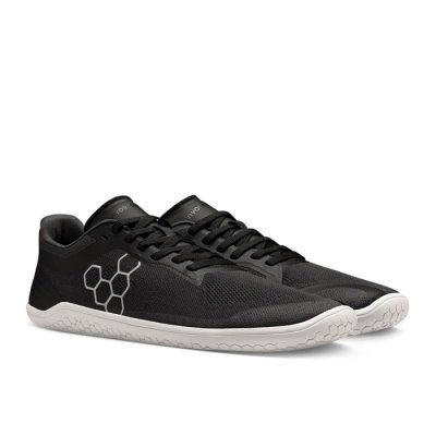 Vivobarefoot Men's Geo Racer II Vegan Shoes Black | Vivobarefoot TMW453207